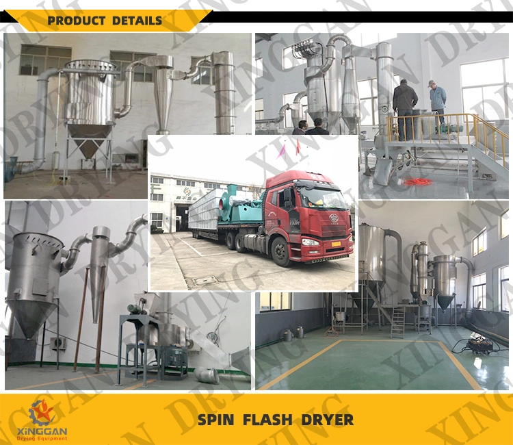 1600L/2000L/3000L Dyestuff and Pigment Flash Dryer for White Carbon Black/Barium Hydroxide/Baryta Hydrate/Hydrated Baryta/Caustic Baryta/ Potato Starch